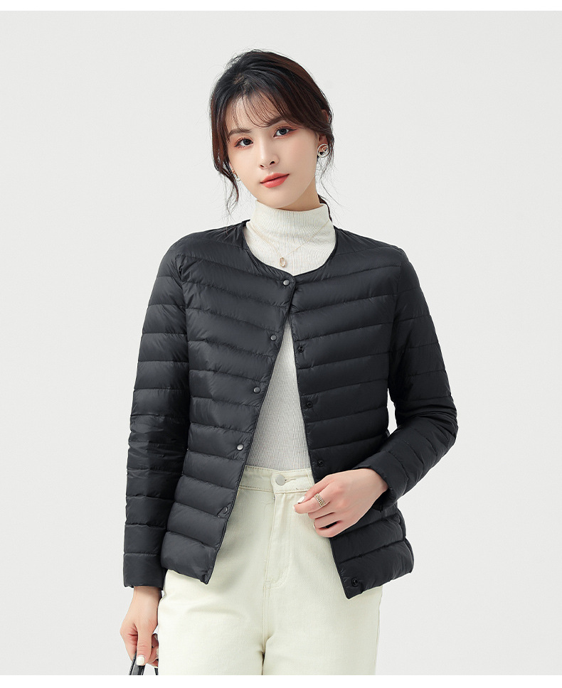 2025跨境新款轻薄羽绒服外套女秋冬羽绒服内胆轻型薄款时尚保暖详情24