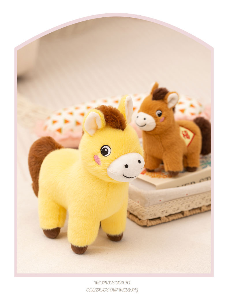 吉祥物小马公仔新年喜庆摆件礼物公司年会礼品美好祝福马跨境批发详情8