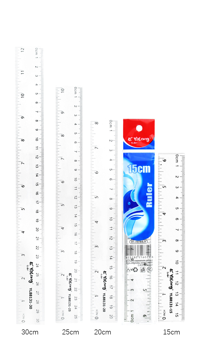 A 15-centimeter Yalong cross-border plastic flexible ruler for school supplies pic 5