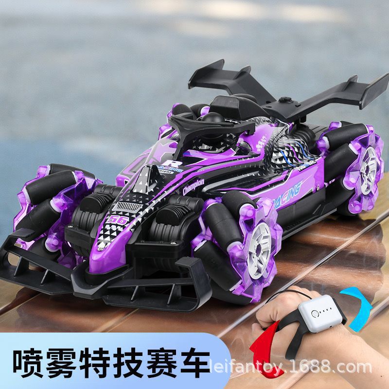 Crossover nuevo doble control remoto doble spray crossover stunt car pic 1