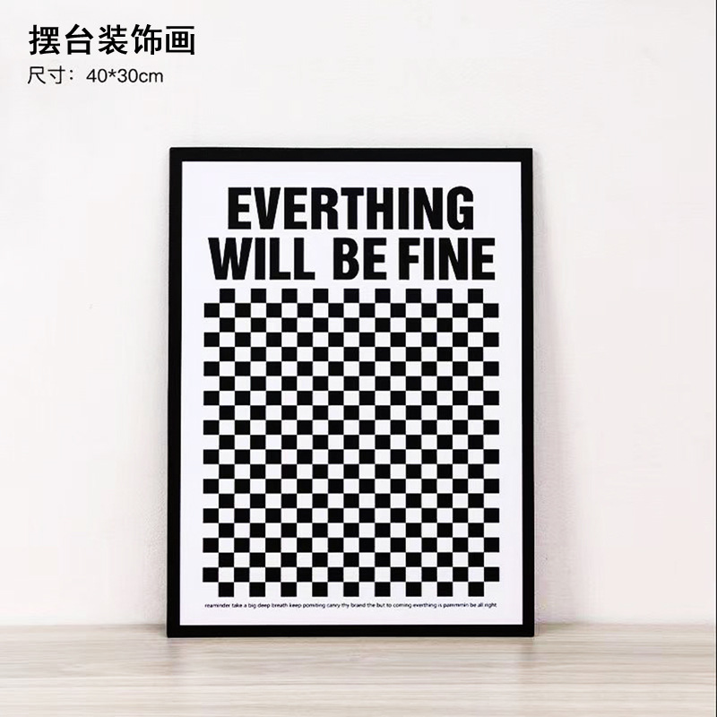 ins风抽象人物艺术摆台画玄关装饰画摆件客厅卧室梳妆台黑白桌画详情11