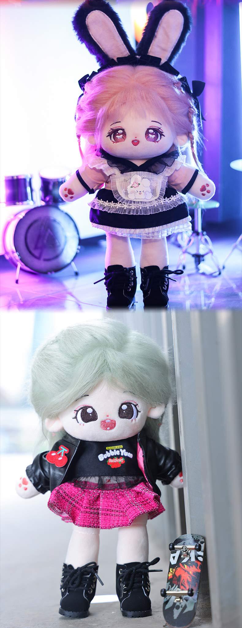 正品20CM棉花娃娃衣服运动风休闲棒球服可爱换装玩偶送女生礼物详情8