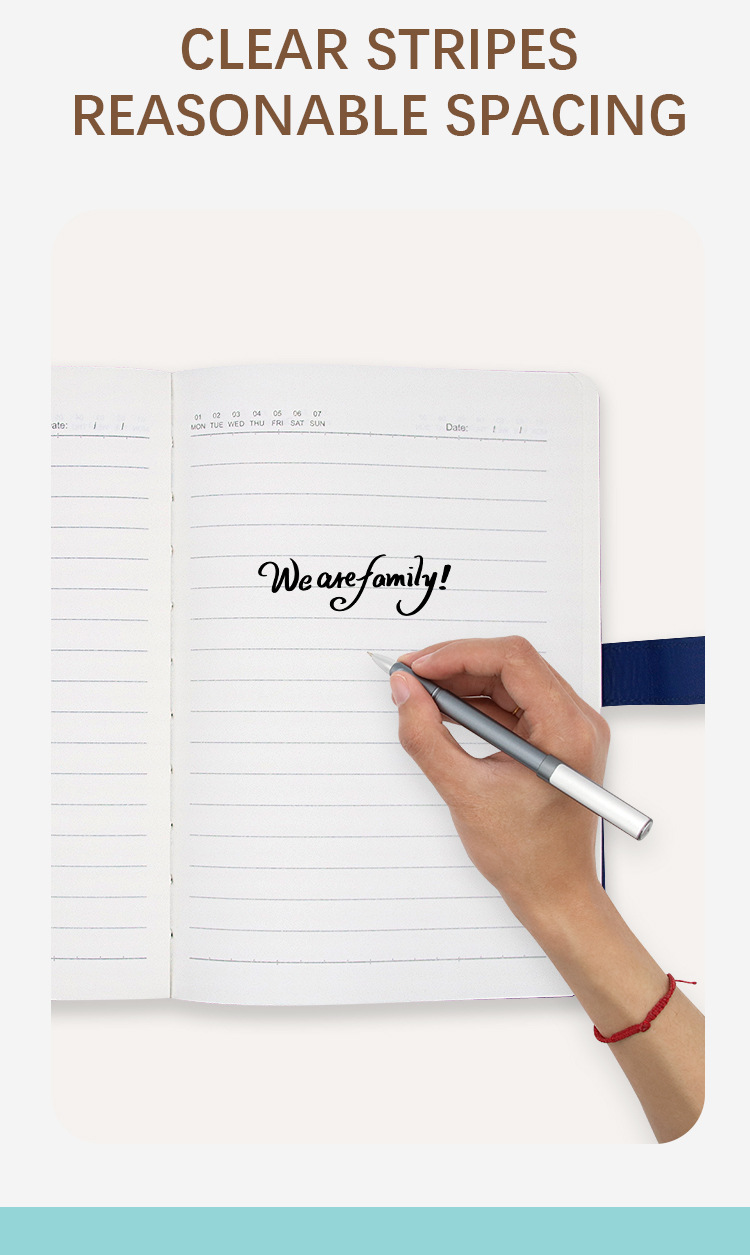 Yalong Cross-border 2023 manufactures A5 leather diary notebooks for students and office workers pic 4