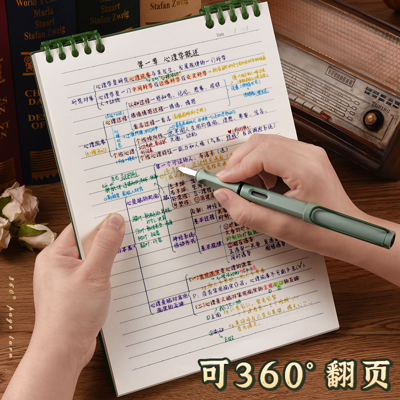 Upside-down loose-leaf notebook b5, detachable coil notebook, vertical flip notebook, diy notebook, student notepad pic 8