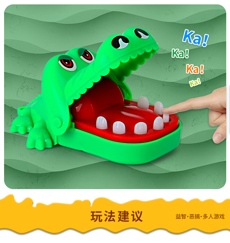 Mini hand-biting crocodile with keychain as a small gift, hand-biting little crocodile toy, prank crocodile pic 10