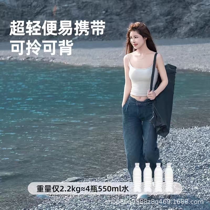 批发便携野外小凳子沙滩椅户外折叠椅野营露营钓鱼椅折叠月亮椅详情2