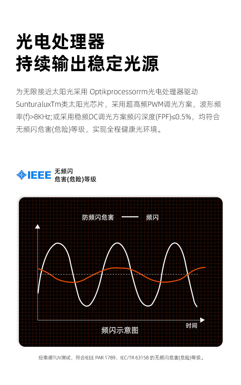 普瑞全光谱98显超薄吸顶灯客厅灯黑客厅大厅主灯 中山家装灯饰详情7