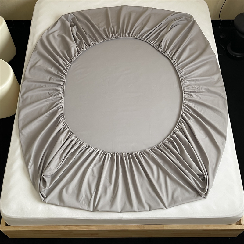 Long-staple cotton single item, all-cotton brushed quilt cover bed, simple pigment color pure cotton autumn and winter 1.8m bedding pic 161