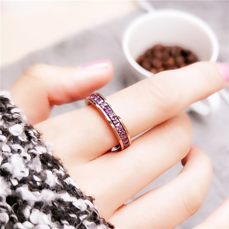 Кольцо из тонкой черепицы, красное кольцо с перфоратором, перстень из Титан-металлической стали, кольцо из указательного пальца pic 3