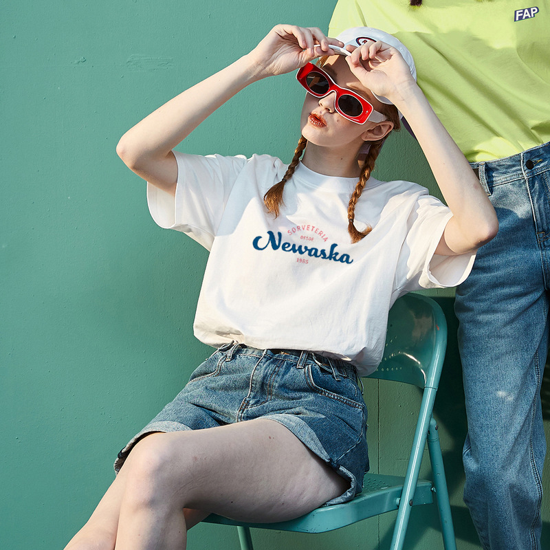 Oversize女装纯棉短袖t恤女宽松夏2025新款半袖胖mm180斤大码显瘦详情10