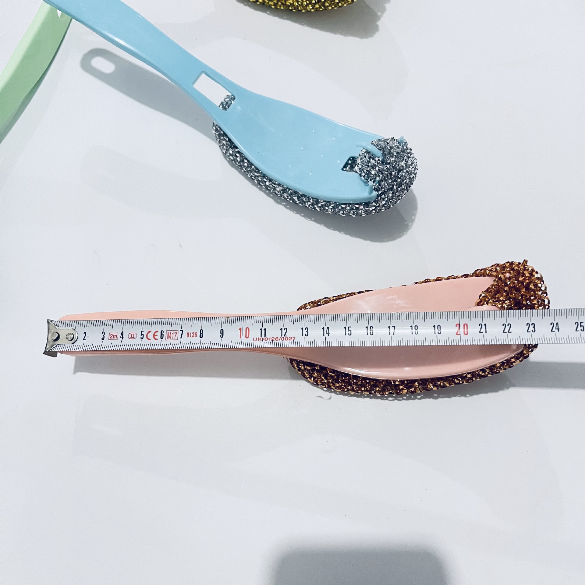 【 Zone 2-10 】 Gold Wire 【 Curved Handle 】 Pot brush 500 yuan per box, curved handle pot brush, gold wire and silver wire pot brush, curved handle scrubbing pot, scrubbing pot and bowl, kitchenware wholesale 1 yuan supply pic 7