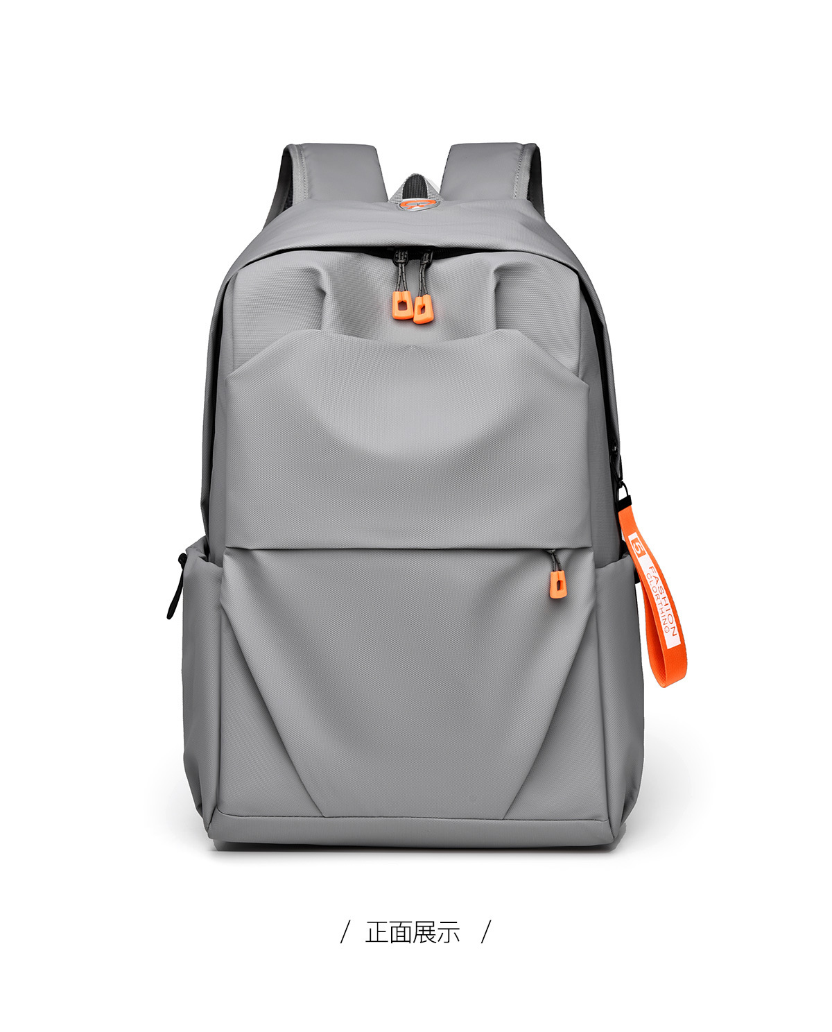 纯色休闲背包双肩包男女简约运动双肩背包通勤潮轻便旅行背包批发详情26