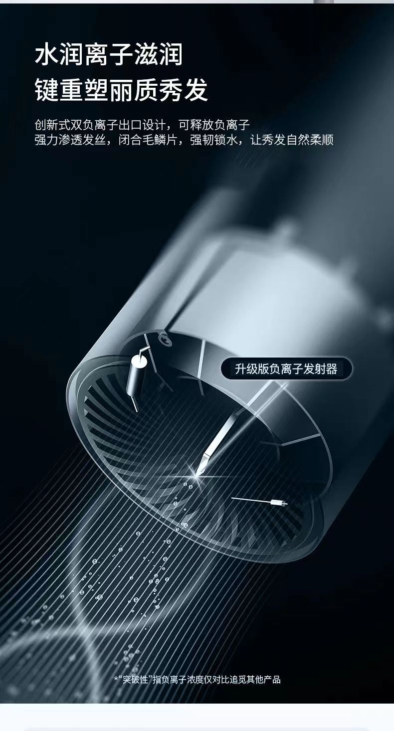 正品吹风机电动大功率家用静音吹头发风力速干负离子护发电吹风详情8