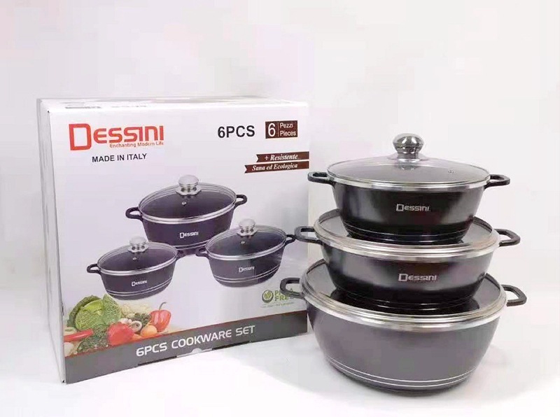 6pcs sauce pot set 6-piece soup pot Non-stick set Aluminum die-cast pot 32/36/40CM set pic 7