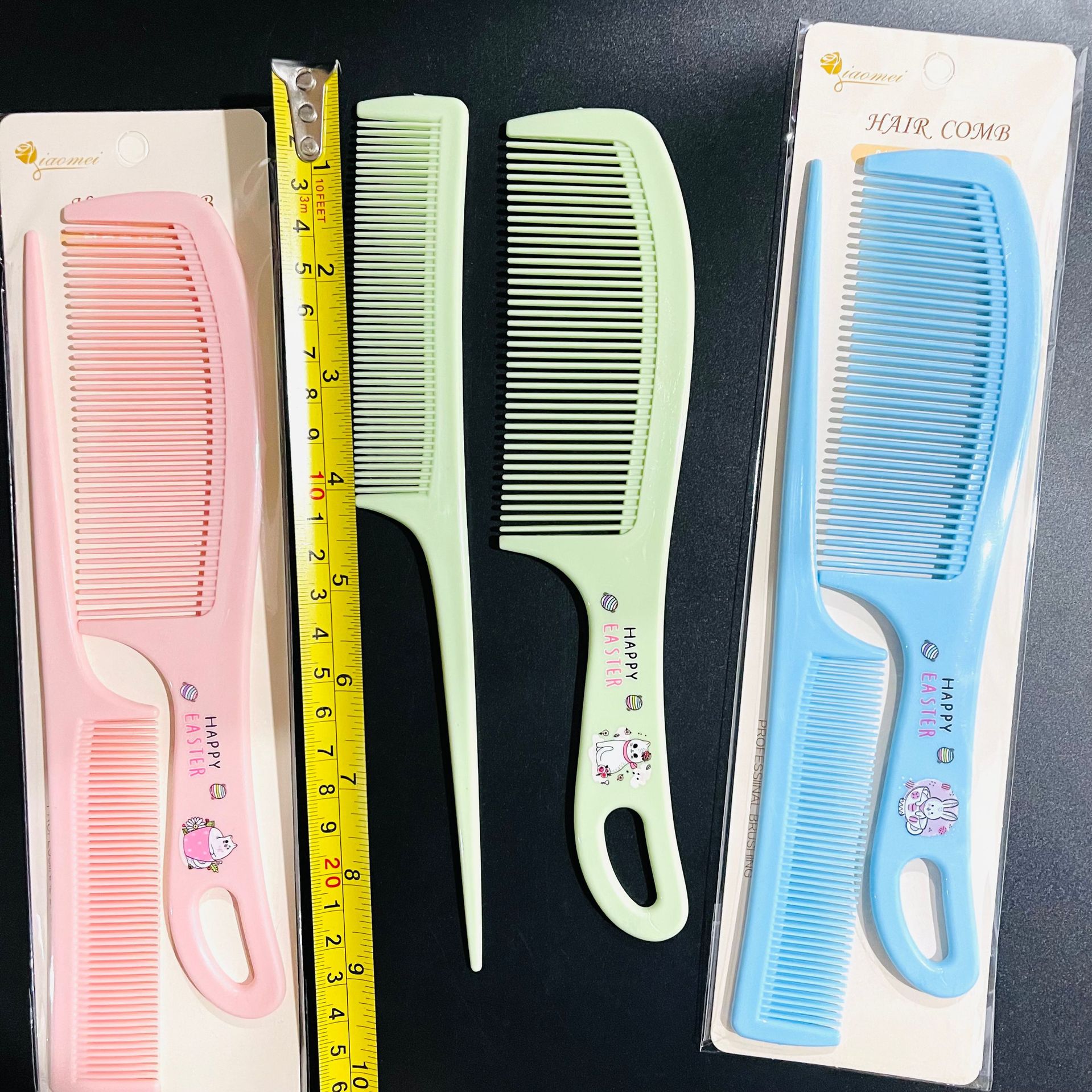 【 Zone 3-11 】9013 pairs of combs, 20 yuan per package, 1200 yuan per piece. Large and small pairs of plastic hair combs, two-piece set of combs, 1 yuan. Wholesale supply from street stalls and night markets pic 1
