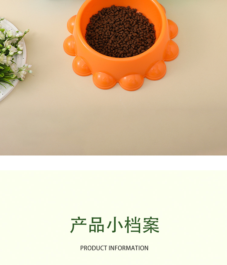 Wholesale of new cat bowls, dog bowls, candy-colored single bowls, small and medium-sized dog plastic dog food bowls, dog food utensils and pet supplies pic 4