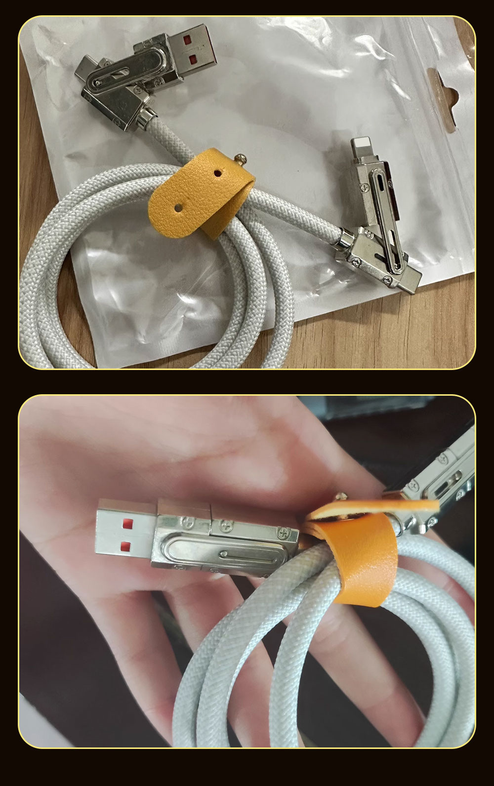 Cross border dos remolques dos trenzas línea de datos aleación de zinc cuatro en uno con luz indicadora máquina de carga súper rápida línea de pasajeros pic 8