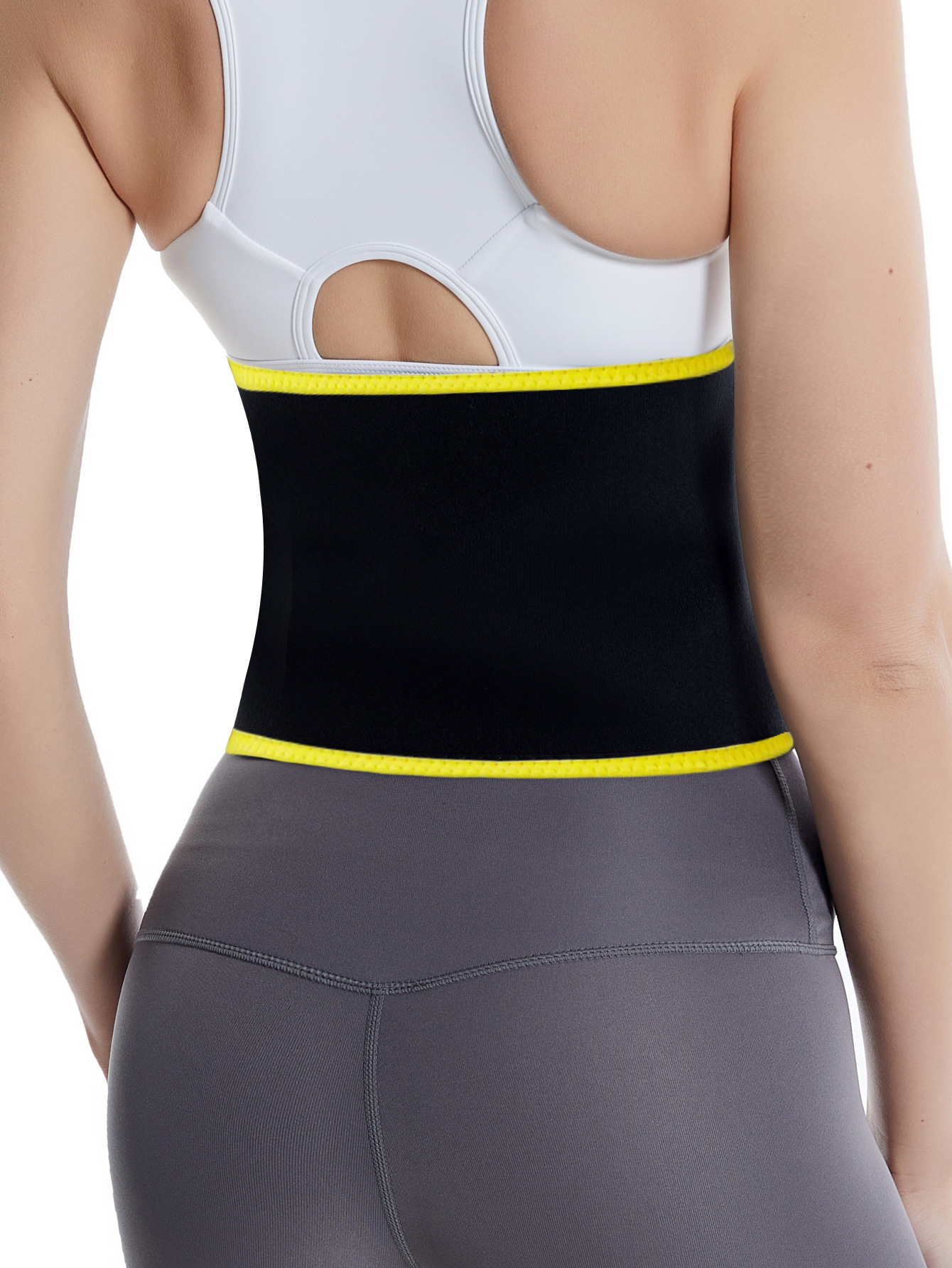 X Cross-border best-selling abdominal tightening belt, sauna sweat-absorbing belt, body-shaping belt, mobile phone bag, silver ion waist seal belt pic 22