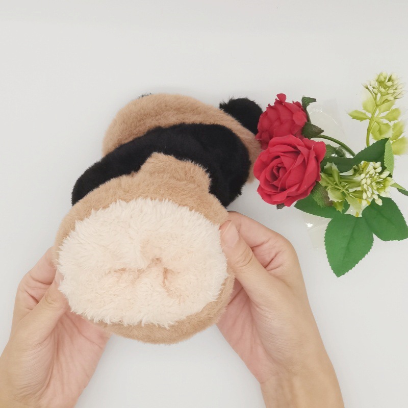 Half-finger gloves, cute bear PAWS, student cycling warm gloves, cartoon girl heart, full-finger plush hand warmers wholesale pic 17