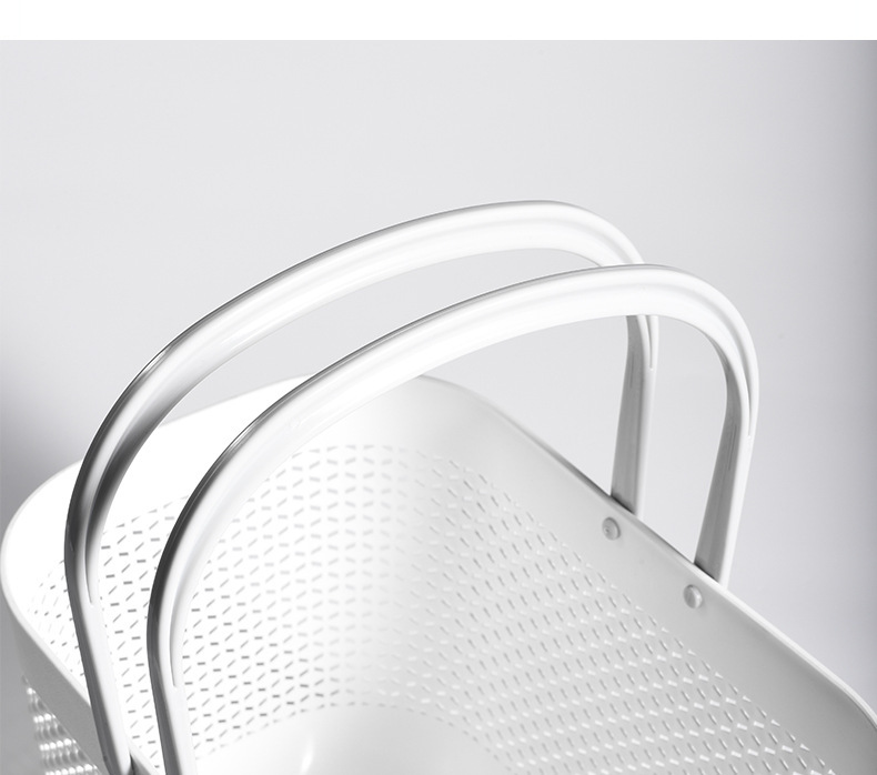 Japanese-style bath basket, portable bath basket, bathroom plastic washbasin storage basket, draining bath basket, bath storage basket pic 19