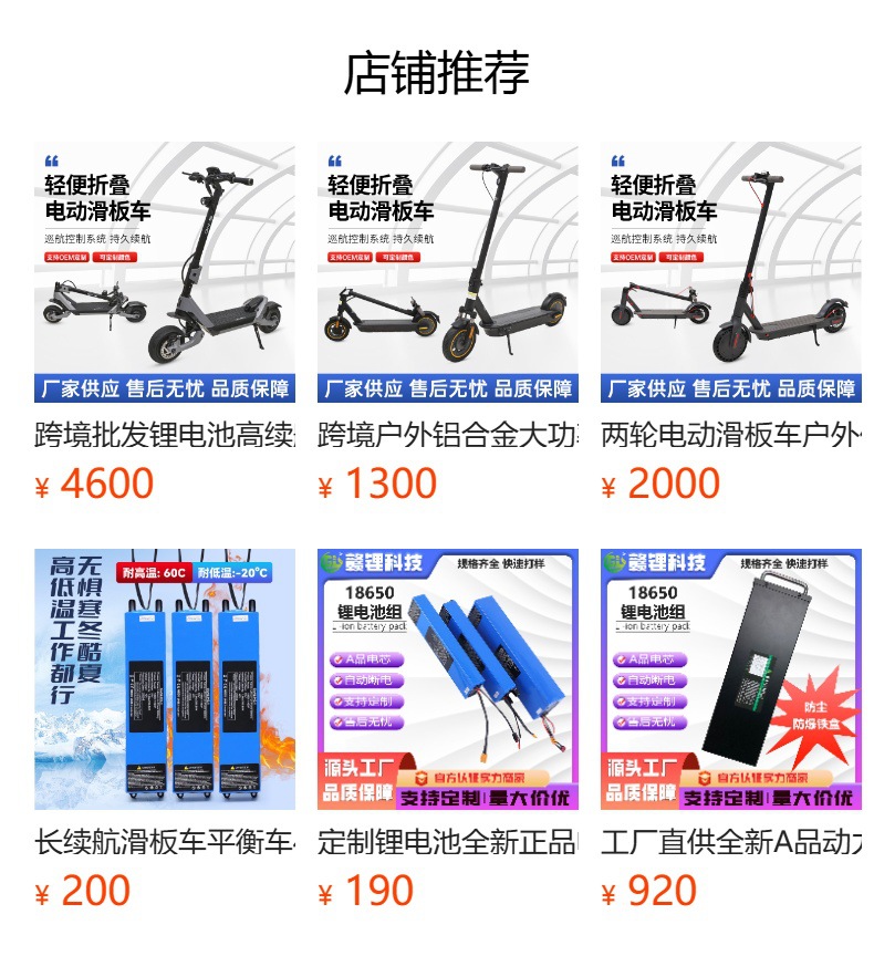 跨境双1200W电机52V15Ah高弹减震代步车超大功率锂电池电动滑板车详情1