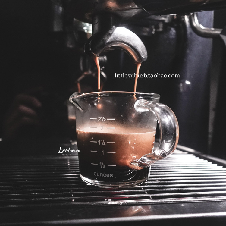 意式浓缩咖啡杯咖啡量杯玻璃带刻度咖啡萃取杯接液杯咖啡店专用杯详情4