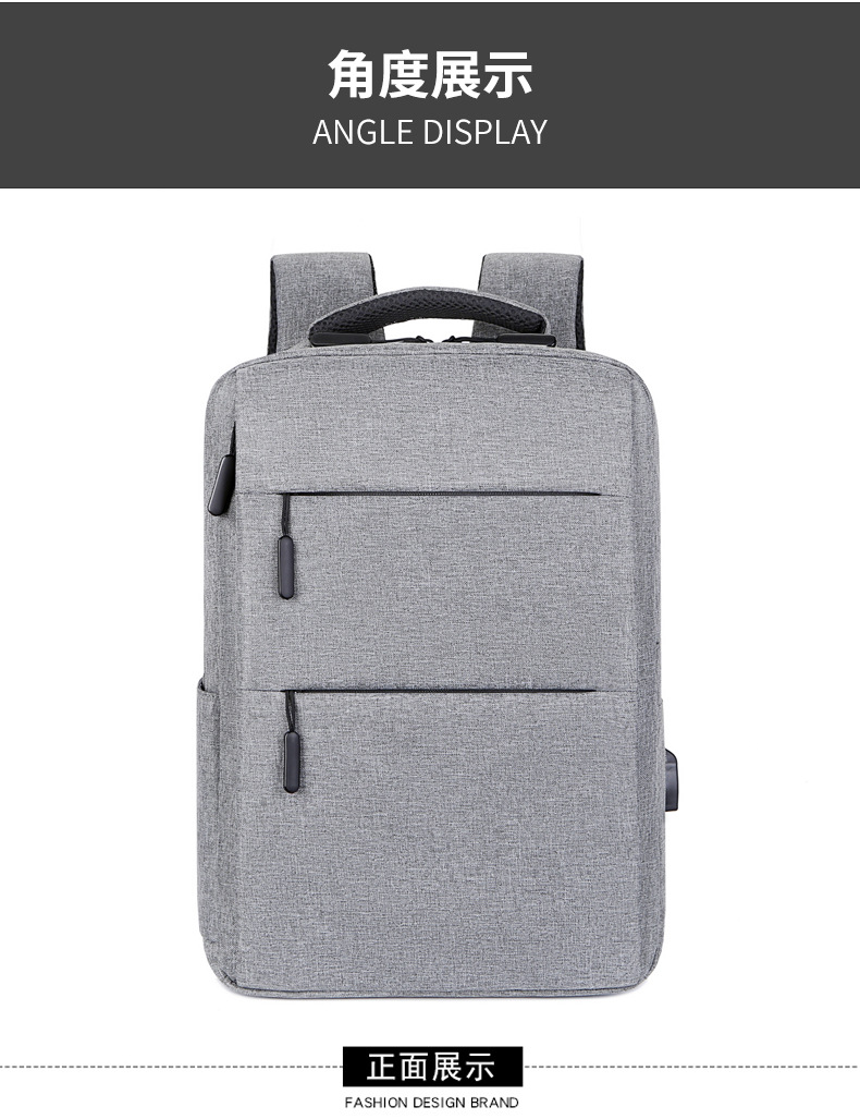 Cross border business backpack mochila multifuncional de gran capacidad para hombres advanced sense laptop bag USB imprimible pic 26