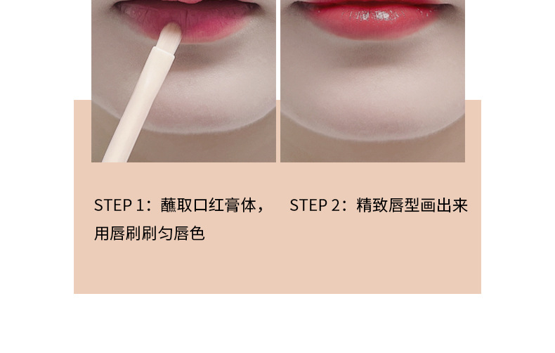 新品便携多功能带盖化妆刷四合一散粉腮红眼影唇彩刷护肤工具迷你收纳装详情13