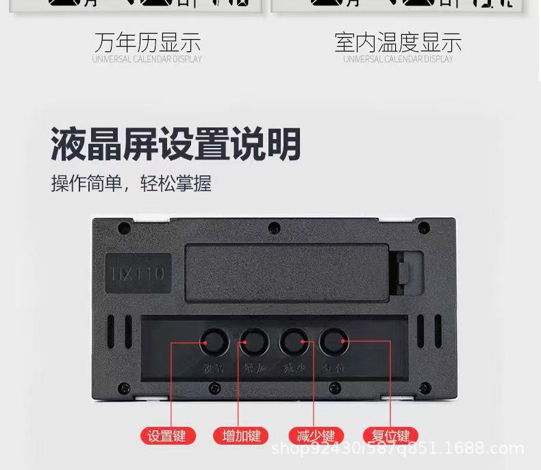 康巴丝静音挂钟客厅钟表创意现代简约挂表时钟挂墙时尚石英钟家用详情9