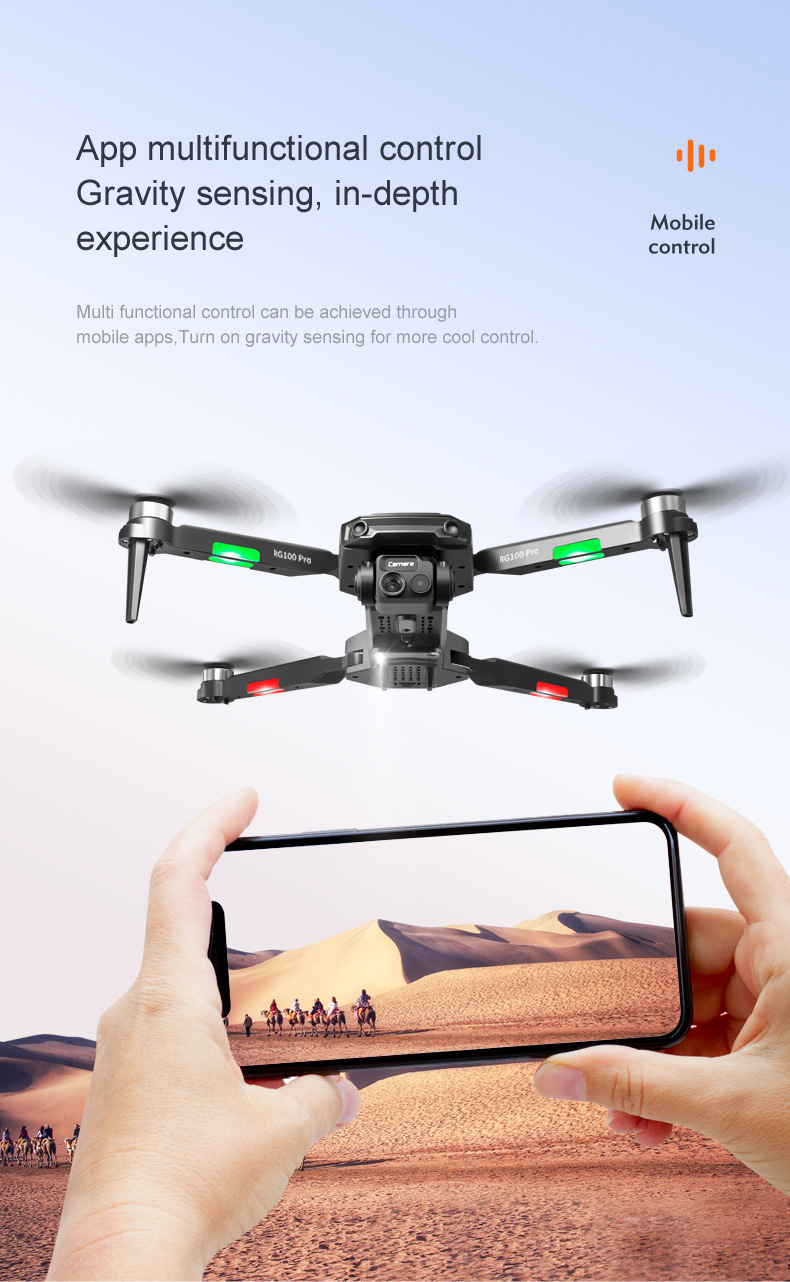 The cross-border unmanned aerial vehicle RG100PRO obstacle avoidance quadcopter with brushless motor and high-definition aerial photography remote control aircraft is for export pic 17