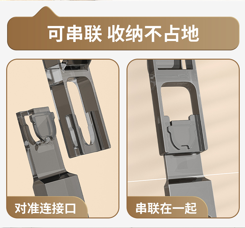 免打孔吸盘姜蒜收纳盒厨房收纳盒挂壁式收纳篮筐壁挂收纳筐置物架详情9