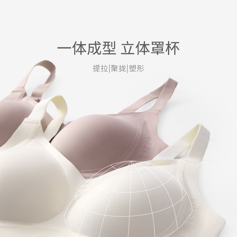 Soft-supported bras for women make large breasts look smaller. They gather and support to prevent sagging, are breathable, and have no steel rings or marks. Summer wholesale pic 12