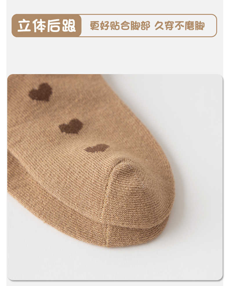 春秋季新款儿童袜子棉质男女童袜子中筒柔软亲肤卡通小熊童袜批发详情15