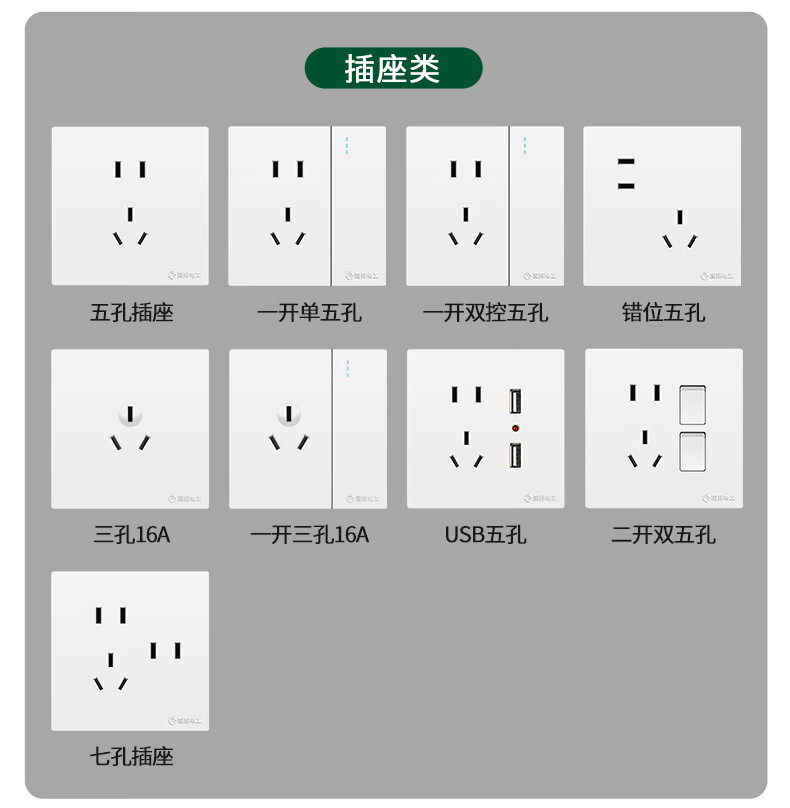 国际电工86型16a插座家用3插大功率一开带三孔空调热水器专用插座详情17