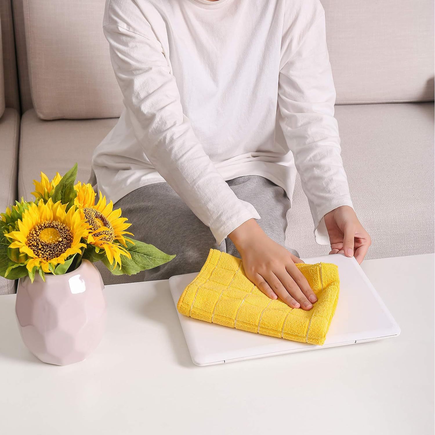 不沾油不掉毛抹布厨房洗碗布加厚超吸水洗碗巾擦桌布擦手巾百洁布详情5