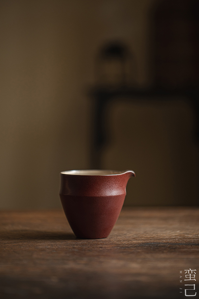 蛮己日式诧寂风公道杯功夫茶具粗陶茶海分茶器家用陶瓷公杯配件详情5