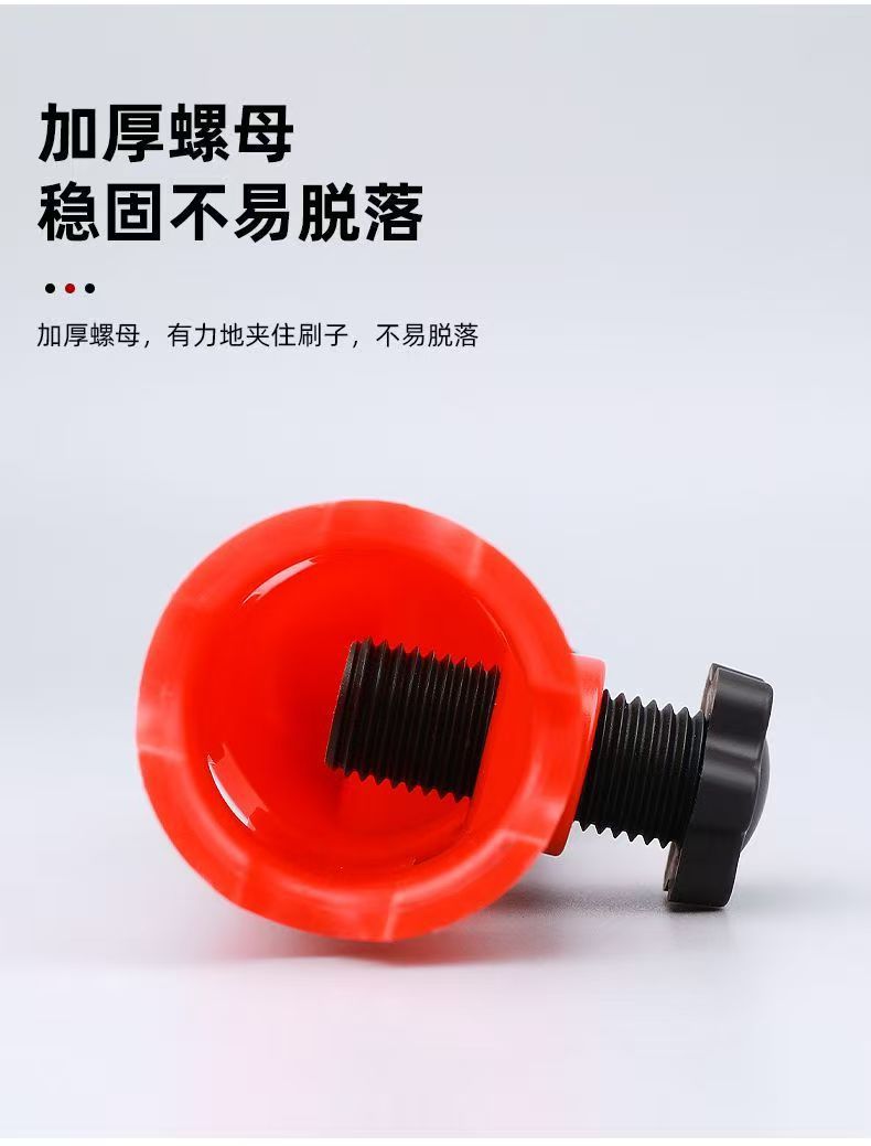 滚筒刷毛刷万向夹持器油漆刷延长夹子伸缩杆转换头油漆杆加长刷漆详情5