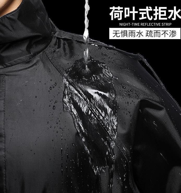 商丘雨衣厂家批发雨衣雨裤套装男女防暴雨全身骑行服劳保分销代发详情7