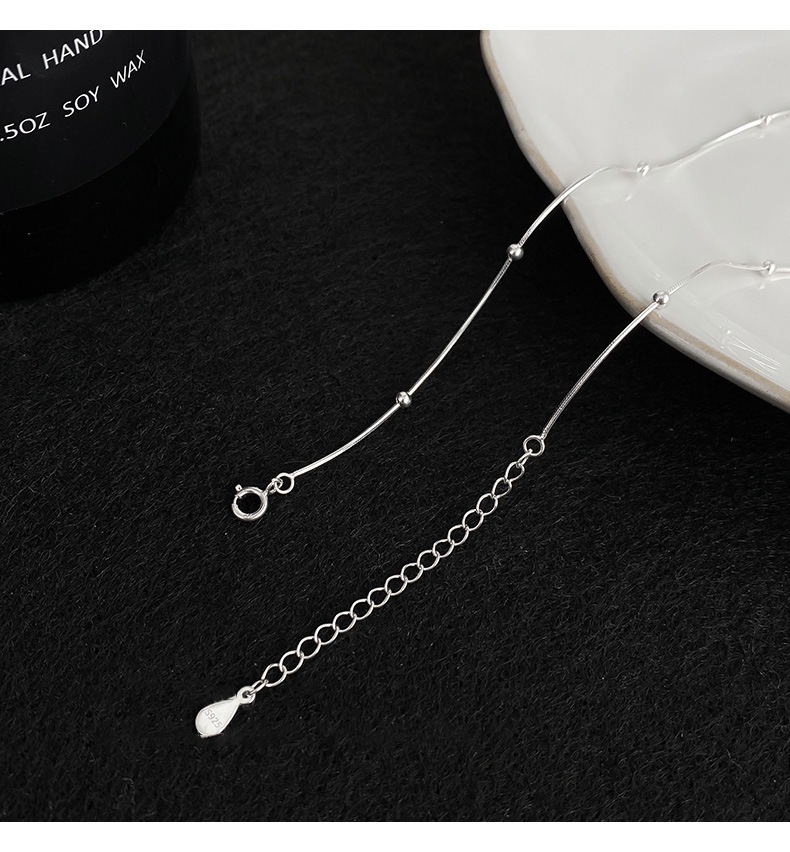 Titanium steel freshwater pearl pendant necklace, Korean style Instagram simple collarbone chain, non-fading, fashionable and versatile necklace pic 6