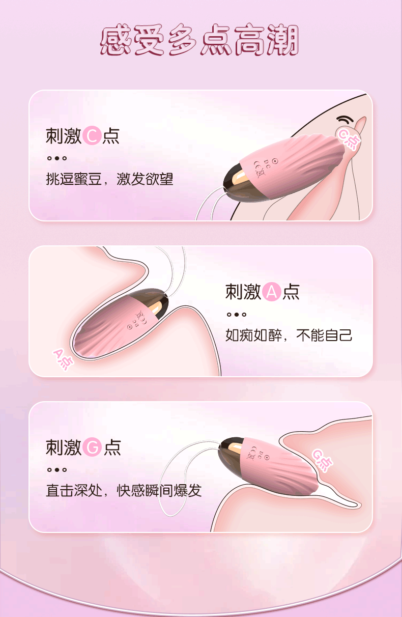 焕然角斗士遥控变频无线跳蛋振动加温按摩女用情趣成人性玩具批发详情6