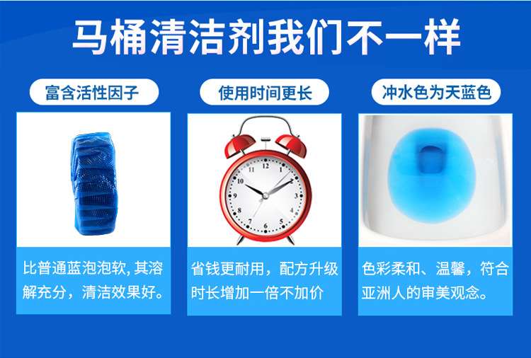 洁厕灵蓝泡泡马桶清洁剂洁厕宝洁厕剂卫生间厕所除臭除异味剂厂家详情13