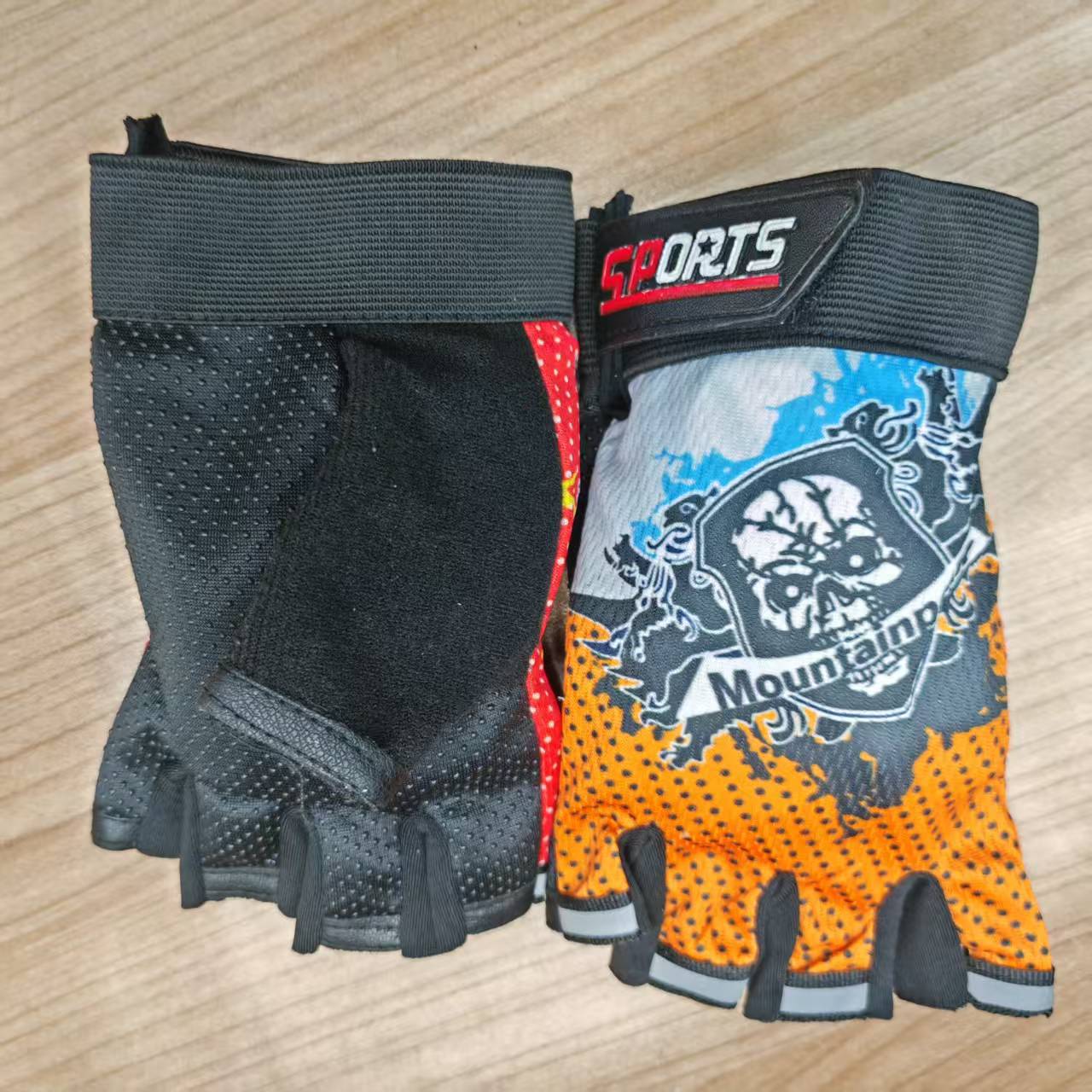 Sports outdoor gloves for men and women, anti-slip and protective training, weightlifting, yoga, fitness, cycling, mountain climbing, driving, half-finger gloves pic 20