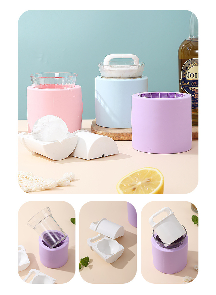 INS influencer DIY silicone ice cube tray mold, easy to demold to make ice boxes, mini ice cubes, ice hockey balls, small ice storage boxes, cross-border pic 30