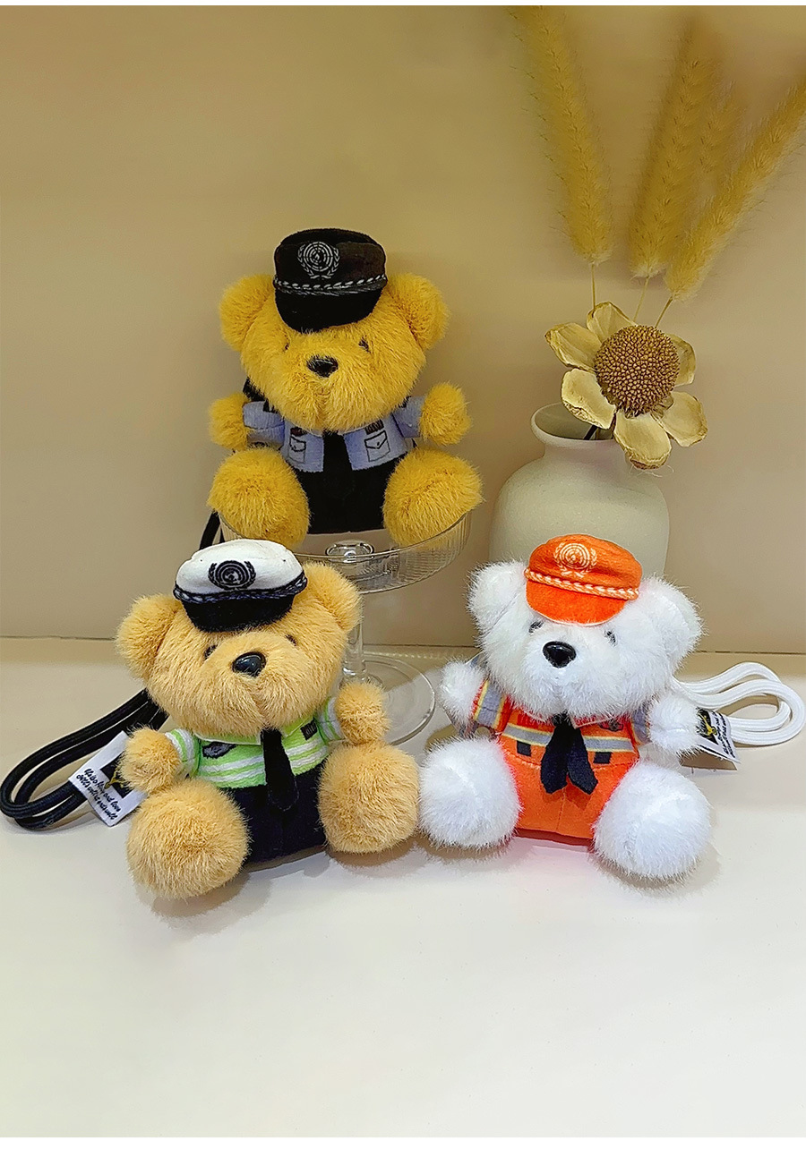 Wholesale of plush elephant pendants, cute schoolbag decorations, keychains and gifts pic 3