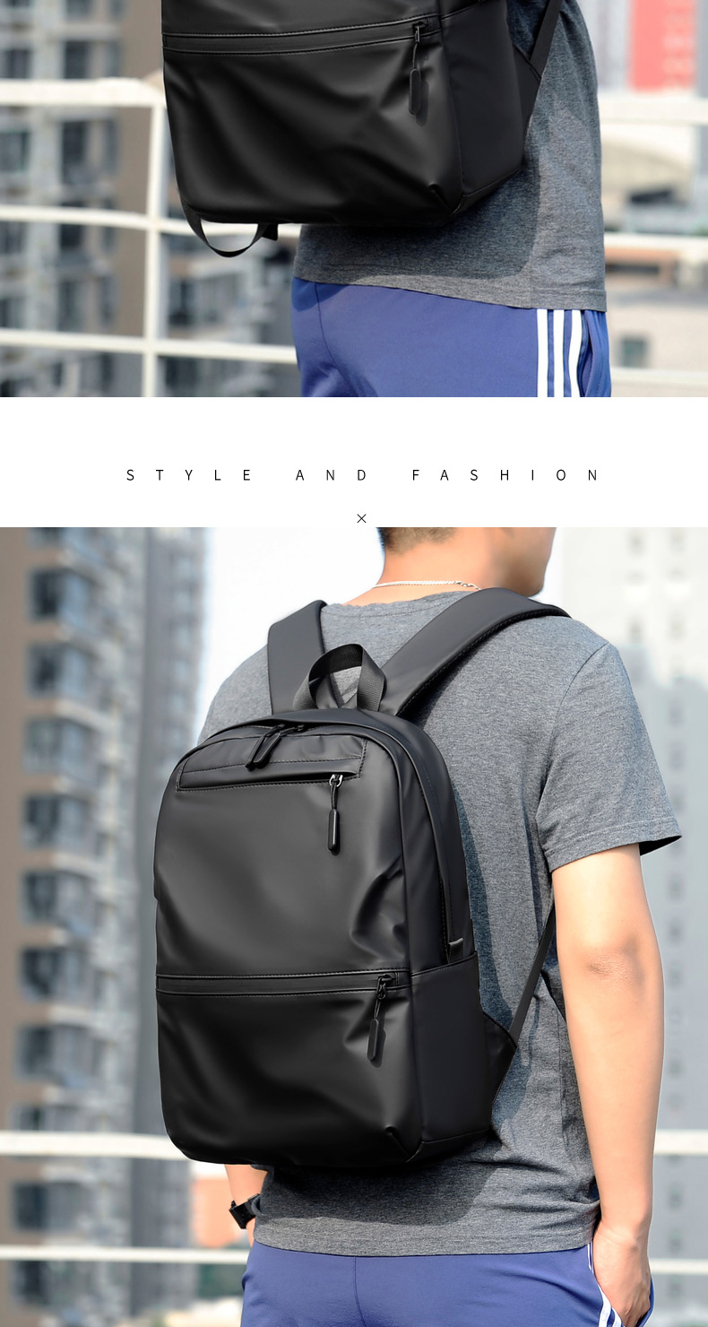 New fashionable large-capacity backpack, laptop bag manufacturer, medium-sized backpack wholesale, one-piece consignment pic 15