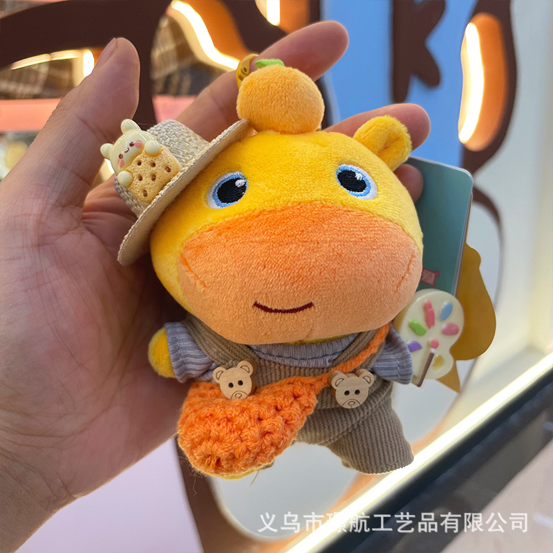 【 Authentic 】 Original secondary costume water Dolphin Lulu plush doll bag Pendant, Little Red Book Internet celebrity doll pic 11