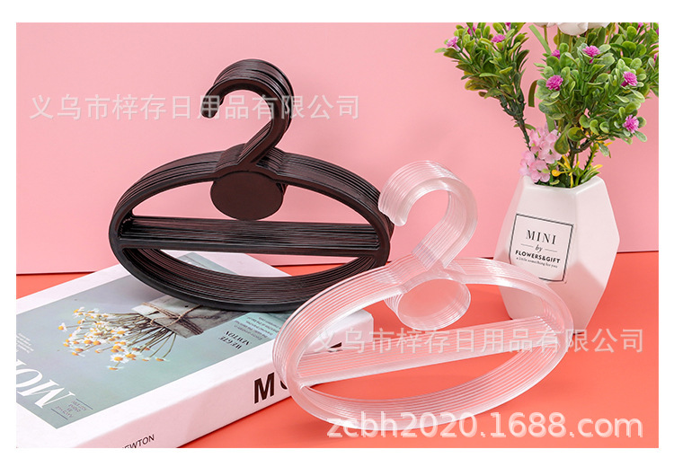 多功能加厚围巾架榉木衣架面具儿童裤夹手套JK衣架收纳架家用详情11