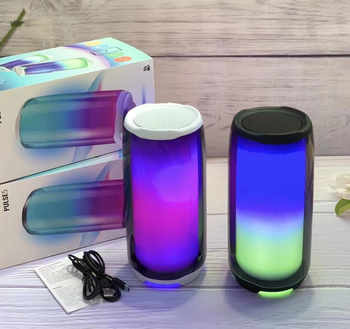 Пятилетний пульсирующий портативный усилитель bluetooth с широкоформатным световым освещением, весом сабвуфера pic 13