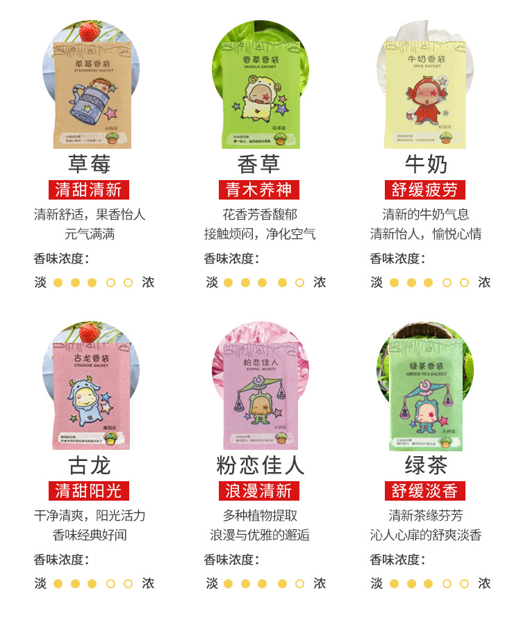 Wholesale of shoe boxes, clothes, bags, deodorizing sachets, scented sachets, constellation scented sachets, aromatic tablets, highly praised deodorizing sachets pic 6