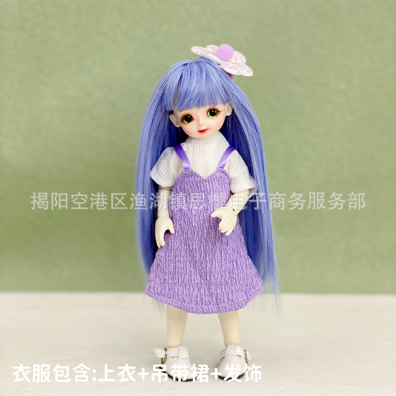 6分bjd娃娃换装衣服洛丽塔套装30厘米洋娃娃裙子连衣裙制服女仆装详情6